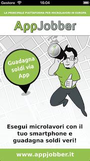 Un'App che paga gli utenti: App Jobber
