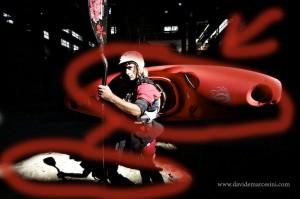 Uno shooting improvvisato per lo sponsor photo Davide Marcesini