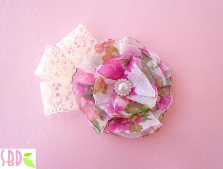 Fiori di Stoffa Shabby Chic - Shabby Chic Fabric Flowers