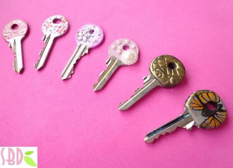 Tre modi per decorare le chiavi - Three ways for keys decoration