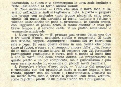 Riviste femminili d'epoca: Ricette di cucina da