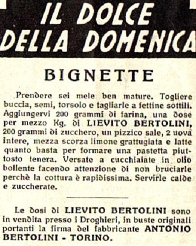 Riviste femminili d'epoca: Ricette di cucina da