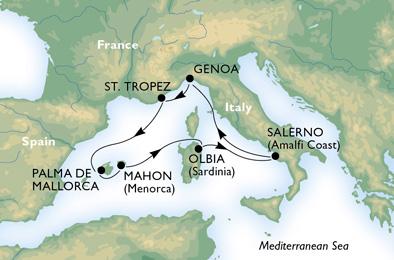 MSC Crociere: due nuovi itinerari nel Mediterraneo per la stagione estiva 2013