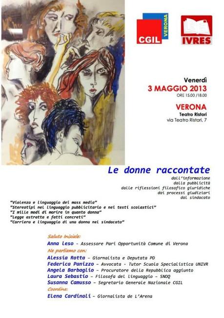 Le donne raccontate locandinadonneraccontateverona