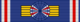 Cavaliere di Gran Croce dell'Ordine del Falcone (Islanda) - nastrino per uniforme ordinaria