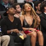 Rihanna alla partita di basket senza Chris Brown05