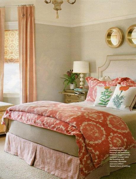 Colors Inspiration: coral and taupe