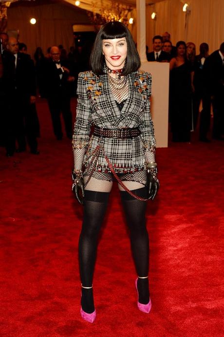 Madonna in Givenchy Haute Couture by Riccardo Tisci