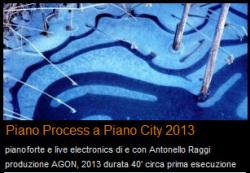Piano City Milano 2013 programma - AGON Antonello Raggi, Piano Process