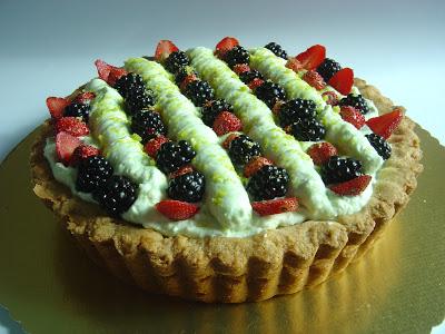 Crostata pistacchio e frutti di bosco Crostata pistacchio e frutti di bosco