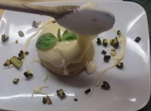 Zuccotto di Bucatini alle Zucchine e Prosciutto con Vellutata alla fontina IMG_3625