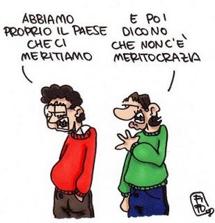 #Noncivaluteretemai meritocrazia