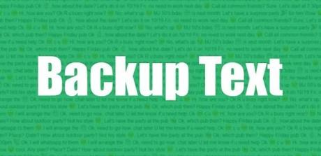 Backup Text for WhatsApp