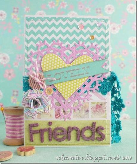 cafe creativo - Sizzix-Prima - mini album card - frends (1) cafe creativo - Sizzix-Prima - mini album card - frends (1)