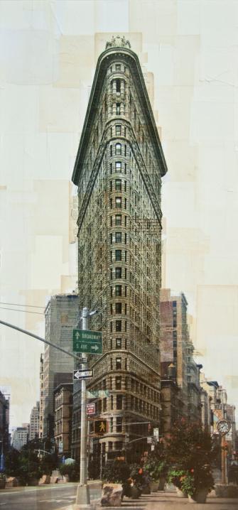 Nicolò Quirico - New York - Flatiron Building, cm 150x60
