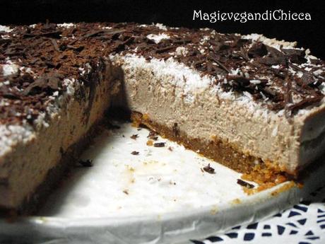 Cheesecake al cocco con scaglie di cioccolato OLYMPUS DIGITAL CAMERA