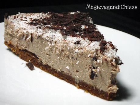 Cheesecake al cocco con scaglie di cioccolato OLYMPUS DIGITAL CAMERA