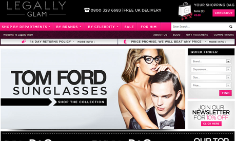 Legallyglam: the best  online English shopping mall