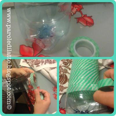 Tutorial riciclo creativo DIY : come trasformare una bottiglia di plastica in un bellissimo vaso di fiori