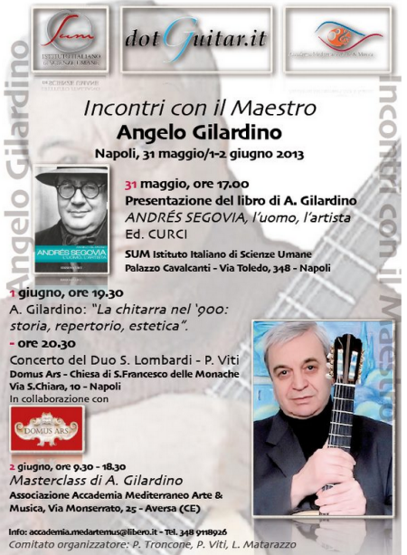 Incontri con Angelo Gilardino