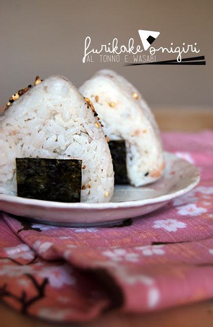 Furikake Onigiri al tonno e wasabi