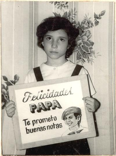 Yoani Sanchez a 7 anni (1982)
