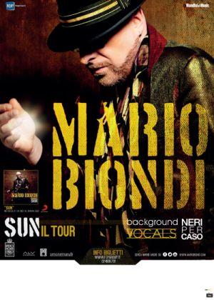 MAN BIONDI NPC Mario Biondi, riparte dallItalia il Sun tour