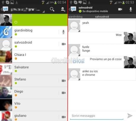Recensione Hangouts di Google il nuovo avversario di Whatsapp hangouts chat