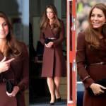 Kate Middleton con un cappotto griffato Hobbs