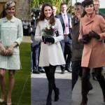 Kate Middleton, tutti i look “premaman” della Duchessa: le foto