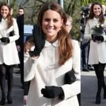 Kate Middleton con un cappottino estivo firmato Goat