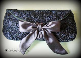 POCHETTE LUCIA IN MERLETTO BLU POCHETTE LUCIA IN MERLETTO BLU