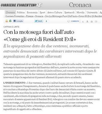 Clicca sull'immagine per leggere l'articolo Resident Evil: quando ci si fa prendere troppo la mano