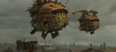 Le navi spaziali di Ian McQue, concept artist