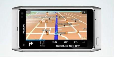 NOKIA N8 Navigazione GPS SYGIC MOBILE MAPS foto