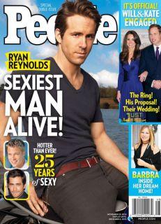 Ryan Reynolds, Uomo Più Sexy del 2010 Secondo People