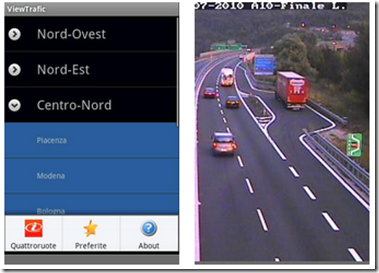 ViewTrafic Android thumb ViewTrafic, controllare traffico e telecamere in tempo reale su Android