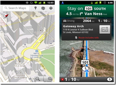 google maps android thumb1 thumb Disponibile Google Maps 5.0 con tantissime novità