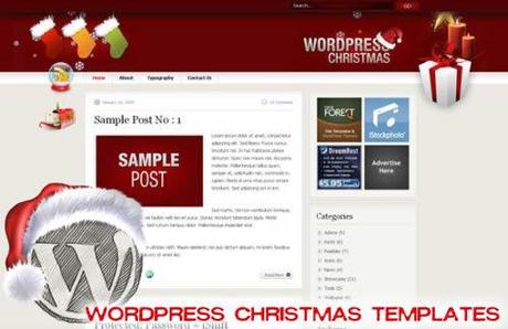 8 template natalizi per piattaforma Wordpress