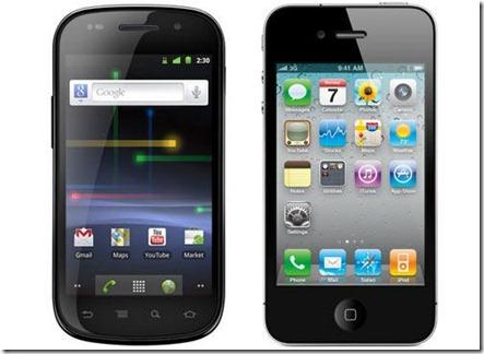 nexus s iphone 4 thumb Confronto tra Google Nexus S e Apple iPhone 4