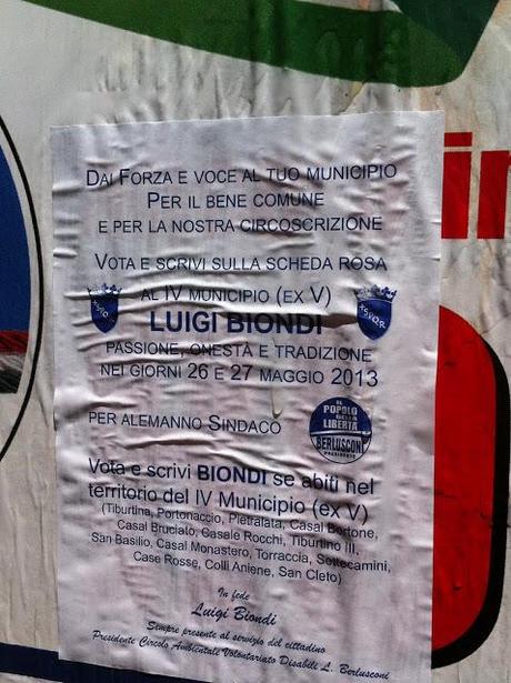 Luigi Biondi. Ecco come si promuove il candidato al nuovo IV Municipio. Segnatevi anche questo nome... Luigi Biondi. Ecco come si promuove il candidato al nuovo IV Municipio. Segnatevi anche questo nome...