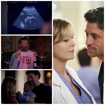 meredith grey, zola, derek sheperd, grey's anatomy