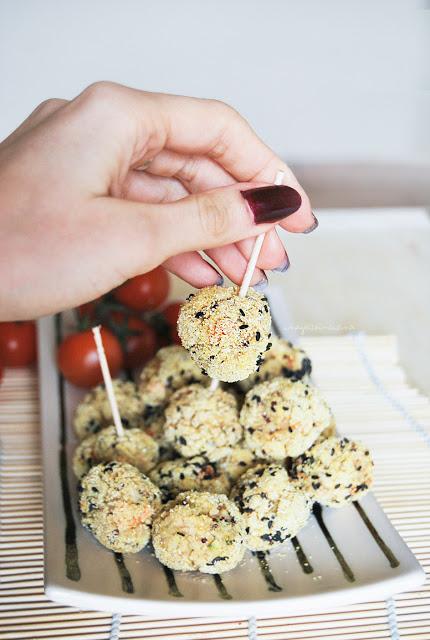 Crocchette di quinoa al curry e verdure