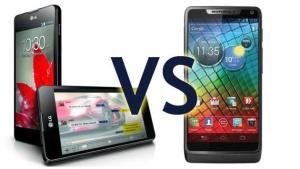 LG Optimus G VS Motorola