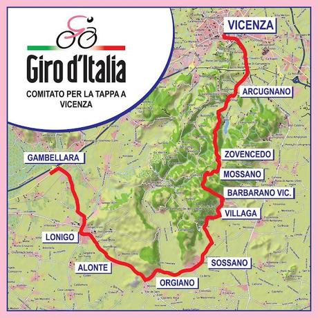 GIRO D' ITALIA 2013: Mercoledi 22 Maggio arriva a Vicenza INFORMAZIONI e COMUNICATO STAMPA.