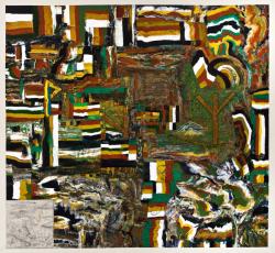 FONDAZIONE MARCONI William T. Wiley, Abstract Landscape with Runes & Fistkill, Cliff, 2012