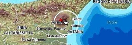 20130523 terremoto catania etna scossa Scossa terremoto a Catania e provincia: sarebbe causata dallEtna