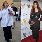 Kristie Alley,a sinistra una foto del 2010, a destra una del 2012. La star è dimagrita molti chili