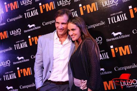 MAURIZIO AIELLO E ILARIA CARLONI I'M MAGAZINE PARTY GOSSIP 2013 NAPOLI VILLA DIAMANTE