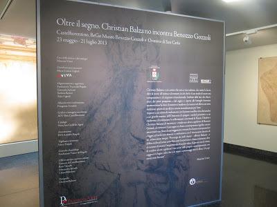Sono stato all'inaugurazione della mostra di Christian Balzano a Castelfiorentino...